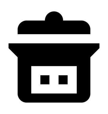 Uzantısı kurşun düz vektör simgesi