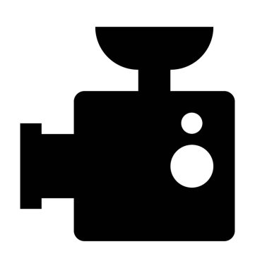 Doğrayıcılardan makine düz vektör simgesi