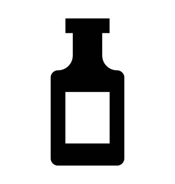 Şişe Düz Vektör Simgesi