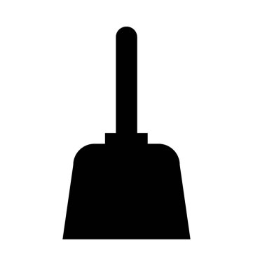 Faraş düz vektör simgesi