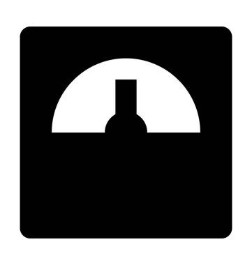 Ağırlık Ölçekleme Düz Vektör Simgesi