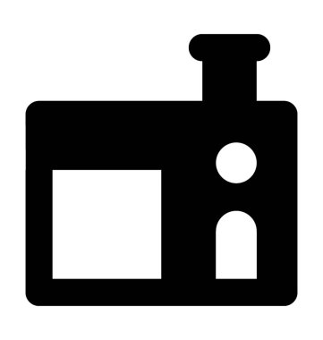 Mutfak robotu düz vektör simgesi