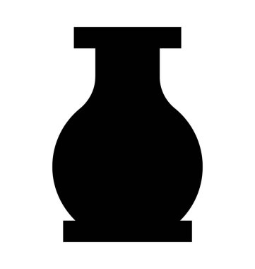 Mason kavanoza düz vektör simgesi