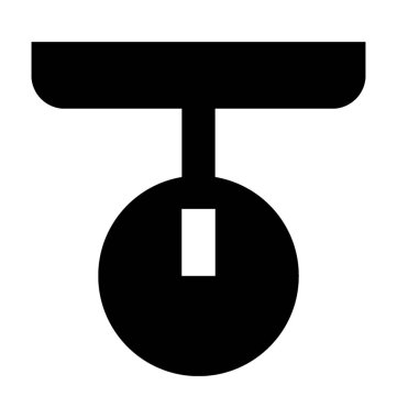 Sarkaç düz vektör simgesi