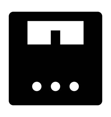 Ağırlık Ölçekleme Düz Vektör Simgesi