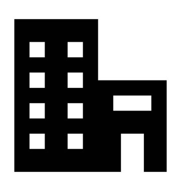 ev düz vektör simgesi 