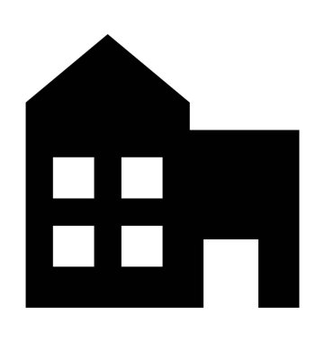 Bower düz vektör simgesi 