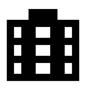 Müze düz vektör simgesi