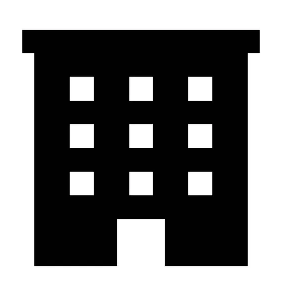 Apartamentos Apartamento Vector Icon — Vector de stock