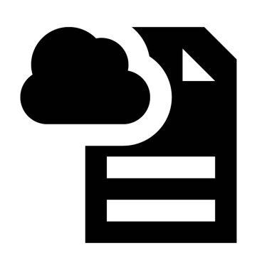 Gökyüzü Dokümanlar düz vektör simgesi