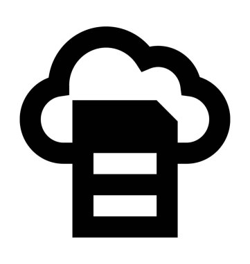 Gökyüzü Dokümanlar düz vektör simgesi