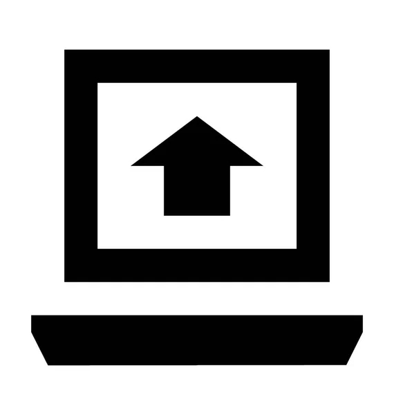 Last Opp Flat Vektor Icon – stockvektor