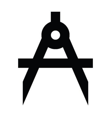 Bölücü düz vektör simgesi 