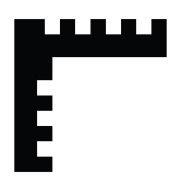 Deneyin kare düz vektör simgesi 