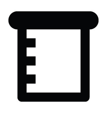 Kabı düz vektör simgesi 