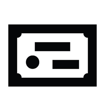 Derecesi düz vektör simgesi 