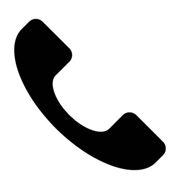 Alıcı düz vektör simgesi