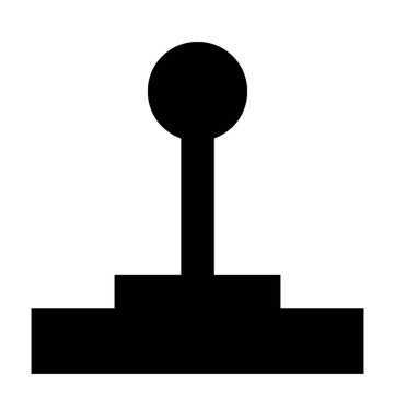 joystick düz vektör simgesi