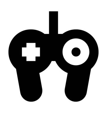 Oyun pedi düz vektör simgesi