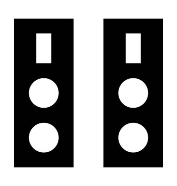 Hoparlör Düz Vektör Simgesi