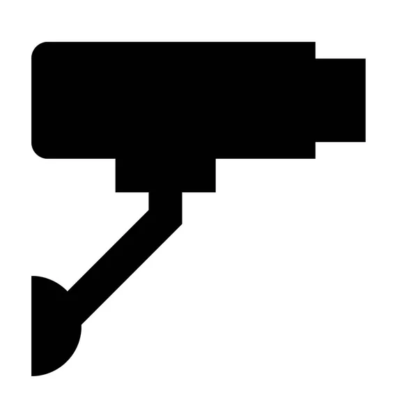 Überwachungskamera Flache Vektorsymbole — Stockvektor