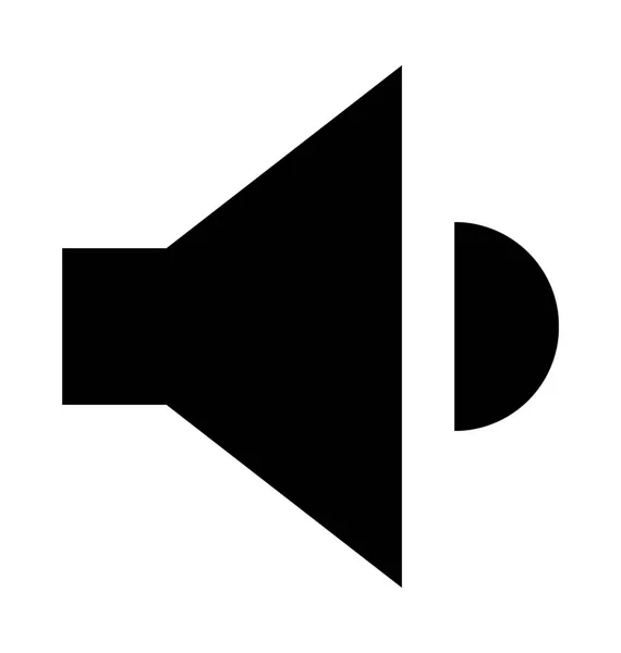 Haut Parleur Flat Vector Icon — Image vectorielle