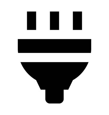 Flug Düz Vektör Simgesi