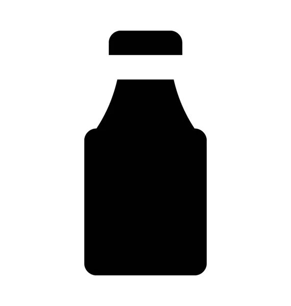 Bottle Flat Vector Icon — Stock Vector