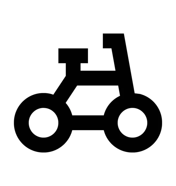 Велосипед Плоский Векторна Піктограма — стоковий вектор