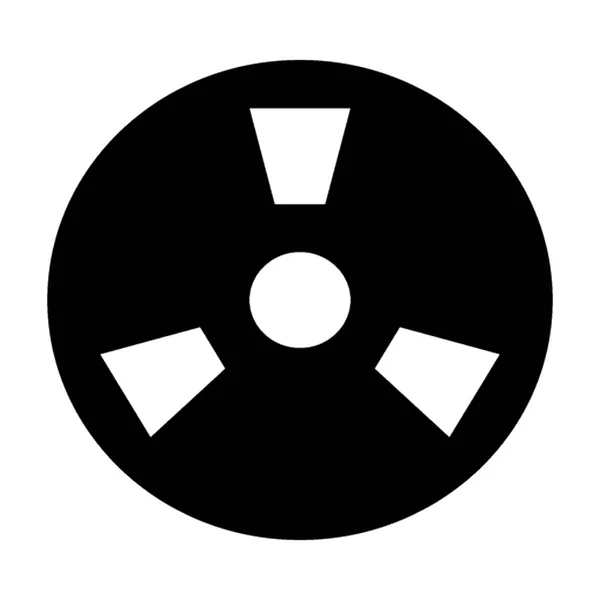 Radioactive Flat Vector Icon — Stock Vector