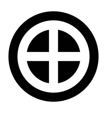 Limon dilimi düz vektör simgesi