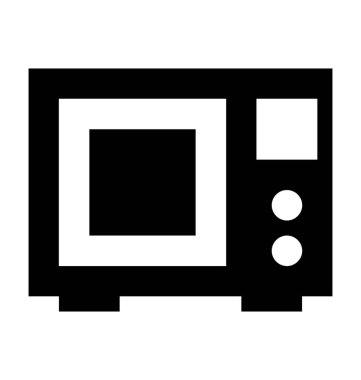 fırın düz vektör simgesi