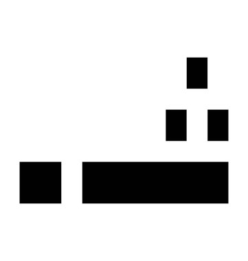 Sigara düz vektör simgesi