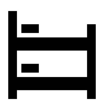 Ranza düz vektör simgesi