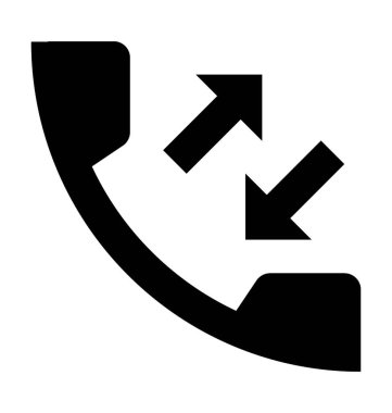 Alıcı düz vektör simgesi