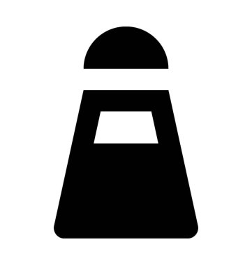 Tuz Shaker düz vektör simgesi