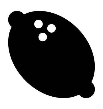 limon düz vektör simgesi