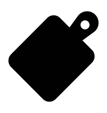 Kesme tahtası düz vektör simgesi