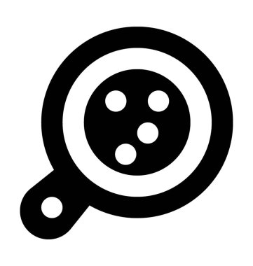 Kızaran Pan Düz Vektör Simgesi