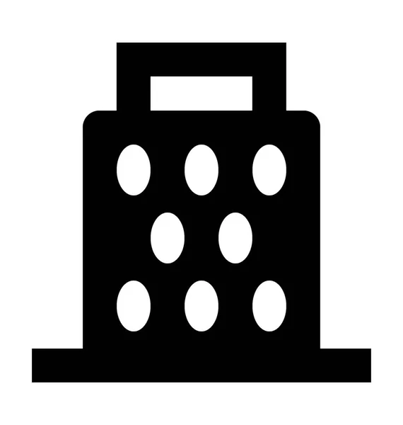 Grater Flat Vector Icon — Stock Vector