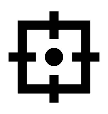 Mutfak soba düz vektör simgesi