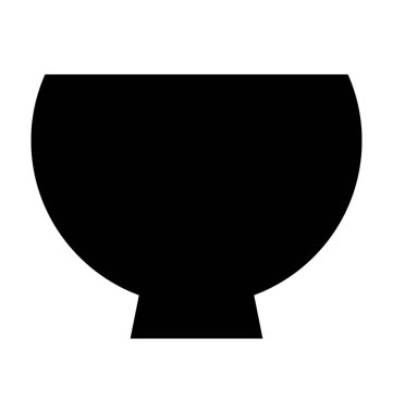 Bowl Düz Vektör Simgesi