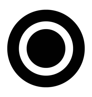 plaka düz vektör simgesi