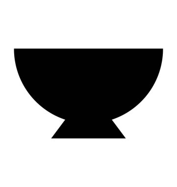 Bowl Düz Vektör Simgesi