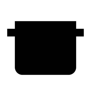 Ot Düz Vektörü Simgesi Pişiriliyor