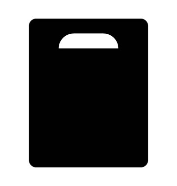 Kesme tahtası düz vektör simgesi