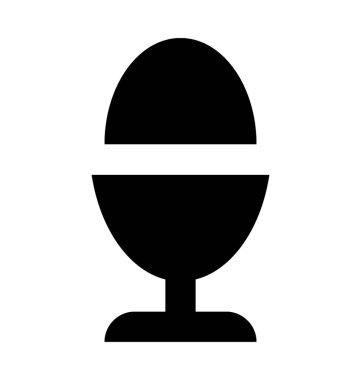 Yumurta Kupası düz vektör simgesi
