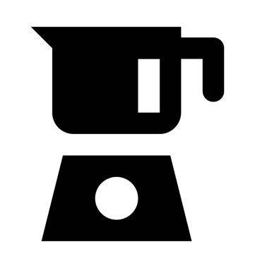 Mutfak robotu düz vektör simgesi