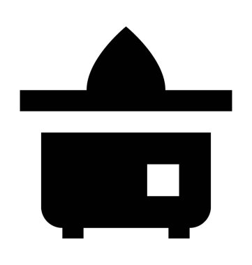 Narenciye Sıkacağı düz vektör simgesi