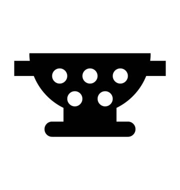 Kevgir düz vektör simgesi